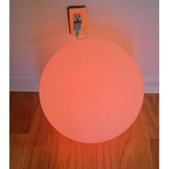 New 6-inch RGB Color-Changing LED Globe Orb Light w/Remote, Mood Lamp Kids - Picture 2 of 2